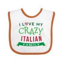 Inktastic Italian Family Heritage Boys or Girls Baby Bib