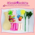 thumbnail image 7 of Amerteer Flower Craft Kit for Kids - Make Your Own Flower Bouquet with Buttons and Felt Flowers, Vase Art Toy & Craft Project for Children, DIY Activity Gift for Boys & Girls Age 4 5 6 7 8 9 Year Old, 7 of 7