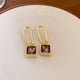 thumbnail image 4 of Pendientes de aguja con forma de corazón de circonita cúbica, estilo europeo y moderno, con personalidad, de alta gama (1 par), 4 of 9