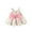 Pink, variant on Zwiiyzr 3M-3T Infant Baby Girl Tutu Summer Dress Sleeveless Casual Floral Backless Princess Dresses Swing Sundress With Hat Beachwear Pink
