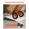 thumbnail image 3 of KFFKFF Door Threshold Ramp, 6 inch Rise, Aluminum Alloy Threshold Ramp Rated 800 lbs Load Capacity, Handicap Ramps for Home Steps, 3 of 9