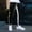 Black, variant on men drawstring track pants sport jogging bottoms joggers gym sweatpants trousers navy xl