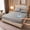 Gray, variant on Waterproof Quilted Mattress Fitted Sheet, Deep Pocket Anti-Stain Bed Mattress Protector Cover