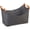 Dark grey, variant on Vjnyvs Light Grey Felt Firewood Basket with Handles Multi-Use Storage Bag for Fireplace