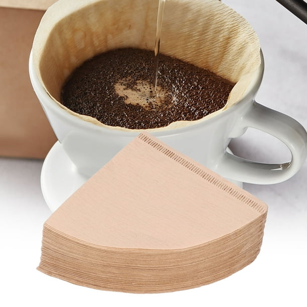 Papier filtre jetable Peahefy, 100 pièces papier filtre passoire à café  jetable papier goutte à goutte accessoires de Filtration de café,  accessoire de café 
