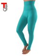 thumbnail image 3 of TD Collections Fleece Lined Leggings - High Waist Slimming Thick Tights - Many Colors (Turquoise), 3 of 4