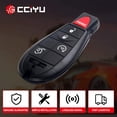 thumbnail image 5 of CCIYU X 1 Flip Key Fob with Key Blade 5 buttons Replacement for 08 09 10 11 12 13 14 15 for Volkswagen for Chrysler for Jeep for Dodge Series with FCC M3N5WY783X, 5 of 6