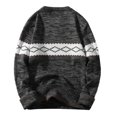 thumbnail image 5 of Sweaters For Men Male Autumn And Winter Wool Sweater Round Neck Pullover Color Warm Matching Bottoming Shirt All Matching Low Neck Top, 5 of 5