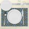 thumbnail image 3 of Ambesonne Bohem Place Mats Set of 4, Moroccan Eastern Ornaments, Standard Size, Royal Blue, 3 of 6