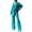Blue, variant on Crewneck Long Sleeve Tops Long Sweatpants Outfits Sets Women's 2023 Fall 2 Piece