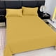 thumbnail image 5 of Set de hojas de color liso de 3 piezas | Poliéster suave | Lavables duraderos | Incluye 1 sábana (150x230cm) y 2 fundas de almohada (74x48cm) | Múltiples colores | Resistente al desvanecimiento, 5 of 6