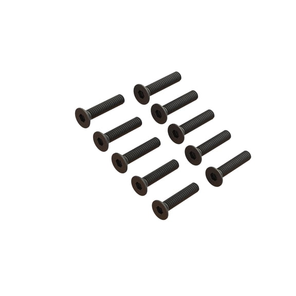 ARRMA Flat Head Screw M2x10mm 10pcs ARA702009