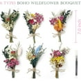 thumbnail image 2 of 6Pcs Dried Flower Bouquets, Plant Bunch for DIY Craft, Card Decoration, Photo Props, Home Party, Wedding Decor, 2 of 7