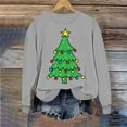 thumbnail image 1 of Taylonsss Chandail en Molleton de Noël à Col Rond pour Femmes Manches Longues Chandail Décontracté pour Hiver et Printemps Usage Quotidien, 1 of 5