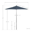 thumbnail image 5 of California Umbrella Venture 7.5' Silver Market Umbrella in Sapphire, 5 of 5