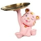 thumbnail image 1 of Estatua de tigres, llavero, decoración del hogar para de café, adornos Rosa Zulema Estatua de resina, 1 of 8