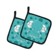 thumbnail image 1 of Carolines Treasures BB6836PTHD Polkadot Éléphant Paire de Porte-Pots, 1 of 1