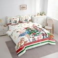 thumbnail image 2 of Manfei Merry Christmas Tree Twin Bedding Sets 7-Piece,Nutcracker Soldier Bedding Comforter Set,Chic Ballarina Girl Sheet Sets For Child,Breathable Home Decor Reversible, 2 of 7