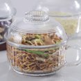 thumbnail image 3 of Glass Cereal Cup Dessert Bowl with Lid Glass Breakfast Cups Glass Bowl Breakfast Cup, 3 of 8