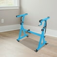 thumbnail image 2 of Digital Piano Stand  Rolling Musical Stand  Z Style Adjustable Digital Keyboard Stand  Fits 54-88 Key Electric Pianos  Purple, 2 of 4