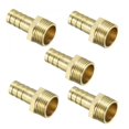 thumbnail image 1 of 5 piezas de conexión de púas de manguera de latón de 10 mm con púas x conector adaptador macho G3/8, 1 of 4
