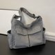 thumbnail image 4 of Bolso bandolera de lona de gran capacidad para mujer bandolera informal de Color sólido para mujer, 4 of 9