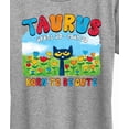 thumbnail image 3 of Pete The Cat - Pete The Cat Taurus  - Women's Short Sleeve Graphic T-Shirt, 3 of 6