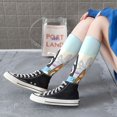thumbnail image 5 of Masiiu Bluey Print Adult Crew socks, Comfortable Novelty Colorful Patterned, Breathable, Stylish Colorblock for Men Women, 5 of 6