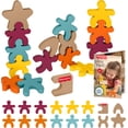 thumbnail image 1 of Juguetes Montessori Fisher-Price para apilar madera durante más de 2 años, 1 of 6