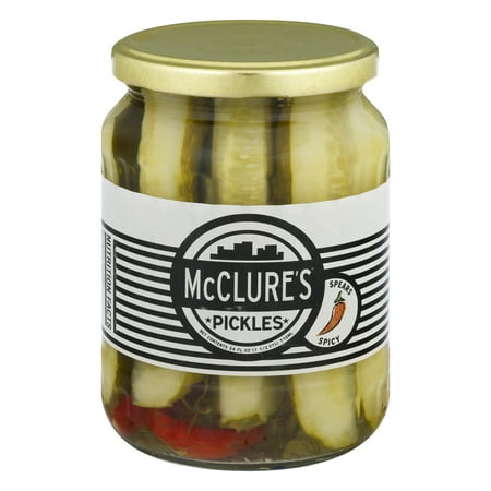 McClure's Spicy Dill Pickle Spears, 24 fl oz