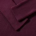 thumbnail image 6 of Lovskoo 2024 Sweater Dress for Women Knitted Dress High Collar Wide Hem Long Waist Slimming Long Sleeves Temperament Sweater Bottoming Skirt Purple, 6 of 9