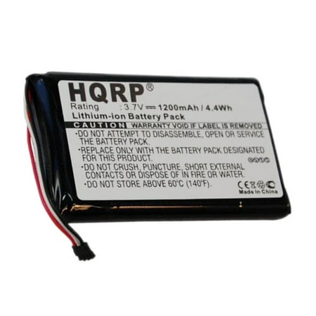 HQRP 1200mAh Battery for GARMIN Approach G6 KF40BF45D0D9X GPS Navigator + HQRP (Garmin G6 Best Price)