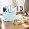 thumbnail image 2 of Insulated Lunch Box Bag Thick Thermal Food Carrier Waterproof Picnic Cooler Bag For Outdoor Travel And Daily Meals, 2 of 9
