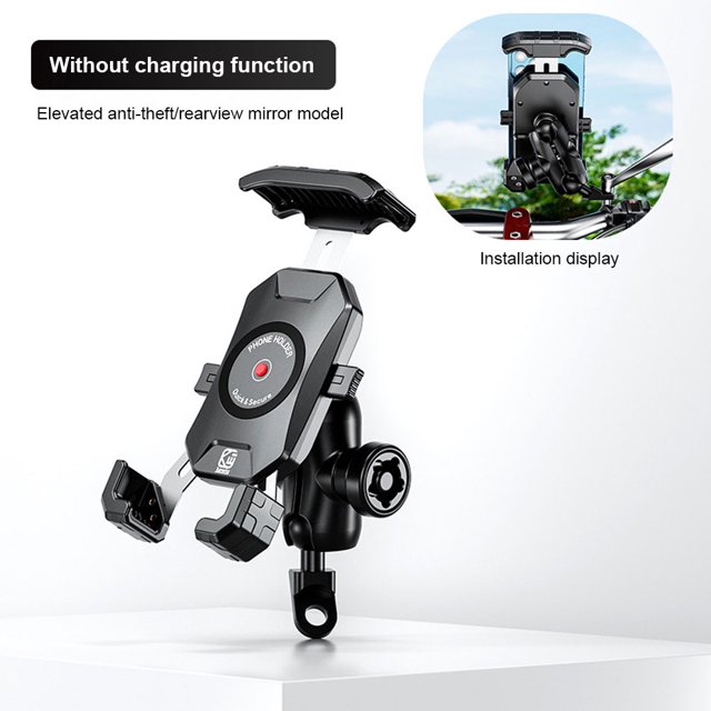 Soporte De Teléfono Para Motocicleta Soporte para teléfono de bicicleta Soporte para teléfono móvil telescópico automático para teléfonos móviles de 4-7 pulgadas