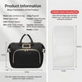 thumbnail image 3 of Diaper changing bag, multi-functional baby changing bag, includes insulated bottle holder, essential for baby travel, large capacity travel backpack with USB charging port and stroller strap (black)., 3 of 11
