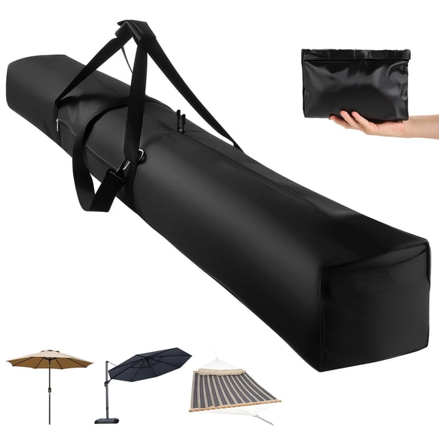 Bolsa de almacenamiento para sombrillas de patio GRABADO, 170 x 17 x 17 cm, impermeable
