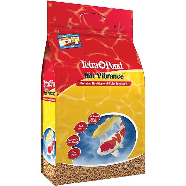 Tetra Koi Vibrance 16.5 pounds Pond Fish Food Sticks in the Pond  Accessories department at