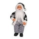 thumbnail image 5 of Muñeco de Papá Noel navideño, decoración navideña práctica para la fiesta de Navidad en casa Cuadros blancos y negros, 5 of 9
