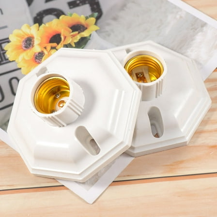 PAMINGONO 2Pcs Light Bulb Holder Base for Home Lighting Accessories 10.8*4.3*2.0in