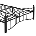 thumbnail image 4 of King Size Metal Bed Frame, Under Bed Storage Space, No Box Spring Needed, Durable Use, Black, 4 of 9