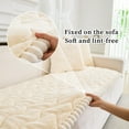 thumbnail image 5 of CJC Sofa Cover Fuzzy Couch Cover for Pets Dog Cat Washable Non-Slip Sofa Slipcover Cushion Protector Pets Friendly Mat (Beige, 28'' x 70''), 5 of 9