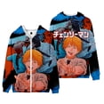 thumbnail image 3 of Chainsaw Man 3D Printing Comic Zip hoodie sweater Hot Autumn Men/Women Casual Streetwear Coats, 3 of 4