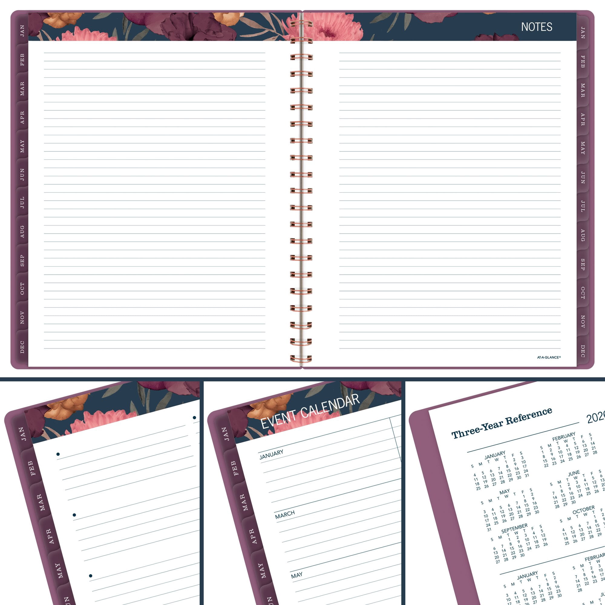AT-A-GLANCE Dark Romance 2027 Weekly Monthly Planner Large 8 12 x 11 - Weekly