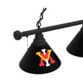thumbnail image 2 of Virginia Military Institute 3 Shade Billiard Light with Black Fixture, 2 of 5