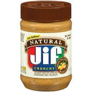 JM Smucker Jif Natural Peanut Butter, 18 oz