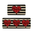 thumbnail image 1 of Hearth & Gear Valentines Day Kitchen Rugs And Mats Set Of 2 Valentines Kitchen Mats Farmhouse Mats For Floor Decorations Decorative Valentines Day Kitchen 16x24 Inch And 16x43 Inch Throws for Sofa, 1 of 5