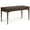 Walnut Brown, variant on Allora 60" Mid-Century Wood Rubberwood Computer Desk in Golden Brown