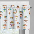 thumbnail image 3 of Ambesonne Sport Valance Pack of 2, Parachute Jumping, 54"X18", Multicolor, 3 of 5