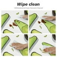 thumbnail image 4 of JEUXUS  Avocado Tropical Fruit Round Fitted Tablecloth, Waterproof Round Table Cloth with Elastic Edged Washable Table Cover for Indoor Outdoor Fits Tables, Small, 4 of 7