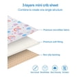 thumbnail image 3 of Sábana acolchada Pack n Play MatleYa de 97 x 66 cm, elástica acolchada, 3 of 7